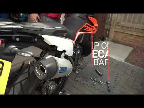 KTM 790 Adventure Arrow Race Tech Exhaust and Decat Sound Comparison