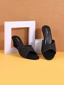 Buy Metro Embellished Open Toe Wedges -  - Footwear for Women