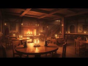 Cozy Medieval Tavern Ambience 10 Hours | Bard Music, Fireplace, Warm Fantasy Tavern Sounds