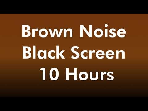 Brown Noise - 10 hours - Black Screen