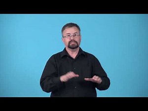 Watch how to sign 'by-who does something' in American Sign Language.