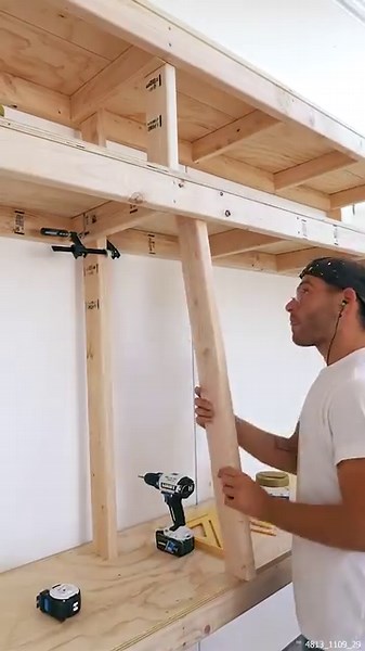 DIY Garage Storage #homerenovation #homeimprovement #builders #diy #diybuild #woodworking #modernbuilds | Modern Builds