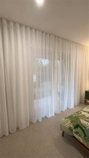 @renovation_at.25 on Instagram: "Master bedroom sheers and blockout curtains installed. Thanks @curtainandblindco #homeimprovement #masterbedroomdesign #curtains"