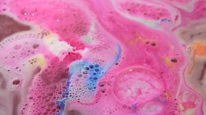 Bathe in colour, lavender and Luxury Lush Pud. | LUSH UK