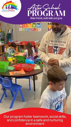 Looking for a safe, engaging, and enriching after-school program? Dream Builders Learning Center offers structured activities, guided play, and positive mentorship designed to build confidence, teamwork, and strong social skills. In a nurturing and secure environment, children feel supported, valued, and excited to learn. Give your child a place to grow, connect, and thrive every afternoon—where learning continues and confidence shines! #DreamBuildersLearningCenter #AfterSchoolProgram #ChildDeve
