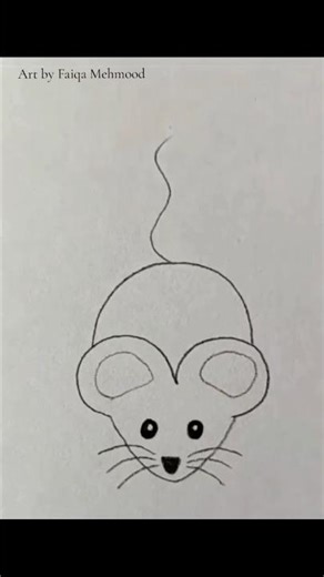 Tiny Whiskers: A Mouse in Motion 🐭 #MouseInMotion 🎨 #SketchArt ✍️ #PencilDrawing ✏️