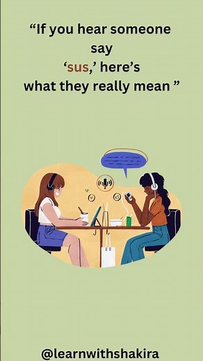 What “SUS” Really Means 🕵️‍♂️ | Gen Z English #learnenglish #englishshorts #genz #slang #shorts