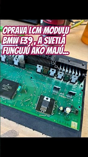 BMW E39 LCM module repair #mechaniclife #bmw