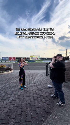 National Anthem at Meadowlands Racetrack 🐎 🇺🇸