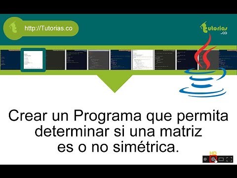 arrays -- java (matriz simétrica)