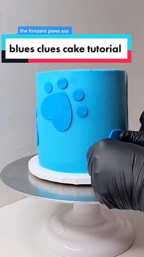 Buttercream Cake Decorating Tips for Blues Clues Gender Reveal Cake