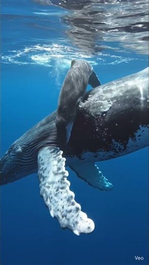 Whalefish: Deep-sea fish. GIANT BLUE WHALE - NATURAL SCENE