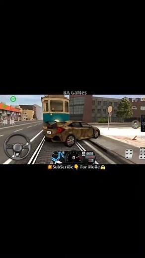 Driving School Sim 2020 #5 Honda Civic Accedent With Train😂💥 City Driving - Car Games Android