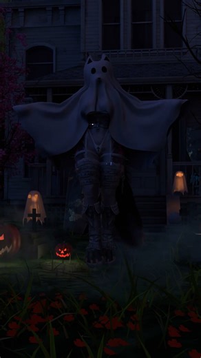 Spooky Scary Wolf Girls~ || JabblesK on #twitch || #furry #spooky #render #blender #fyp #vrchat