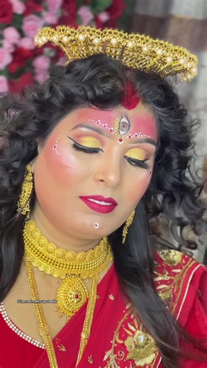 Durga Makeup Transformation Tutorial by Glamart Makeup Studio