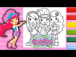 Coloring Strawberry Shortcake , Raspberry Torte , Orange Blossom