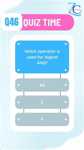 Java MCQ | Which Operator Performs Logical AND? | Java Operators Explained | Zing Coders