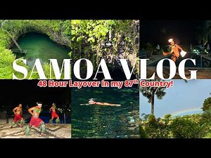 🇼🇸 24 Hours in SAMOA! Exploring the Real Island Life + Traditional Fiafia Show 🌴✨