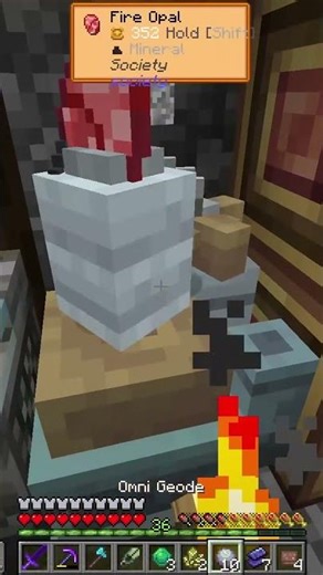 Opening Geodes #modded #minecraft