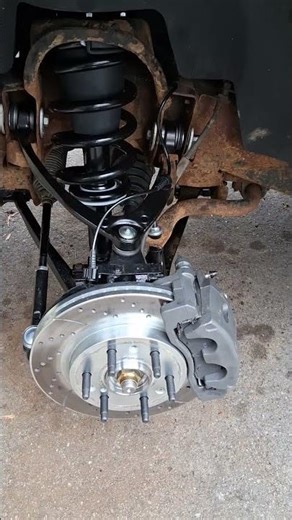 Chevy Silverado 4x4 suspension overhaul 😎 #truck #repair #upgrade #bad #gas #diesel #automobile #car