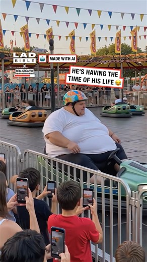 3.5M views · 8.5K reactions | You're never too old for bumper cars   @realisticaivid #fblifestyle | LADbible | Facebook