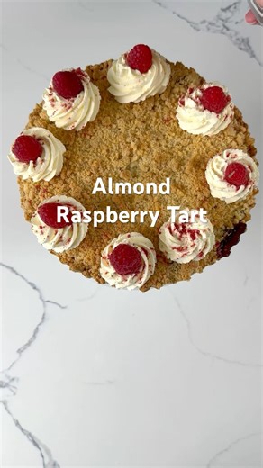 Decorate An Almond Raspberry Tart with Me