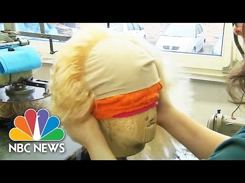 President Donald Trump's Unmistakable Hair Recreated By Wig Makers | NBC News