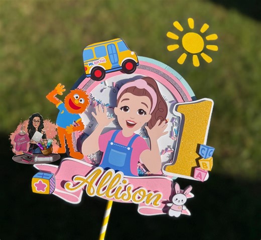 Ms Rachel Cake Topper | Birthday Topper | Personalized | Can You Say One - Etsy