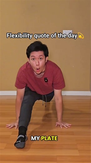 Motivational flexibility and gym quote of the day