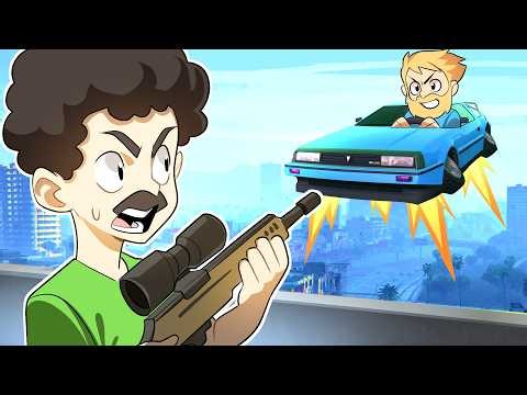 GTA 5 Snipers VS Flying Cars!