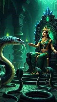 Rejected by Parvati… Crowned Queen of Serpents | Maa Mansa Devi Story 🐍🔥 #shorts
