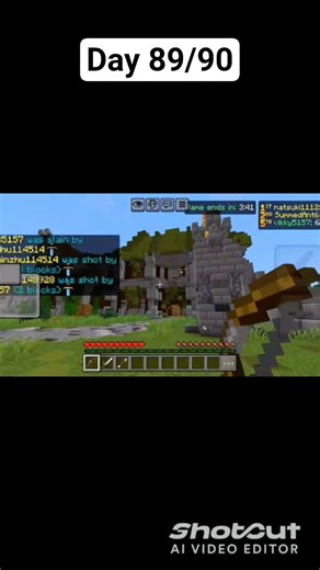 Minecraft Bow challenge 🤯...#minecraft #gameplay