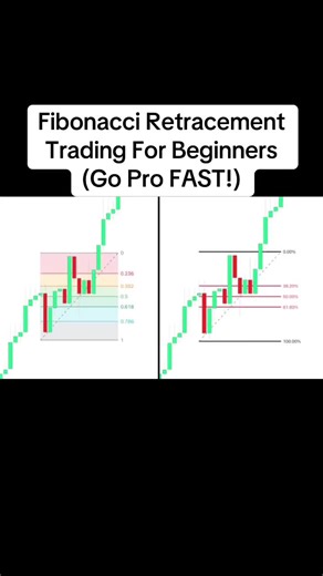 Fibonacci Retracement Trading For Beginners (Go Pro FAST!) #tradingforbeginners #forextrading #tradingstrategy #priceaction #stocktrading #smartmoneyconcept #liquidity #orderblock #investment #bitcoin #1millionaudition #goviral