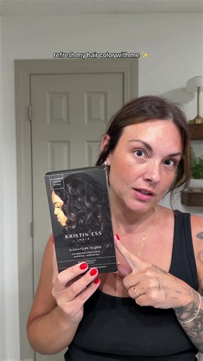 Refresh My Hair Color with Kristin Ess Bittersweet Hair Gloss