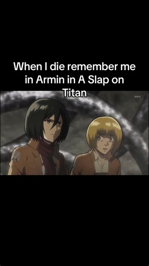 I love Armin in both AOT and SOT #aot #attackontitans #fyp #anime #aslapontitan
