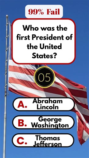 Who was the first President of the United States | Brain Knowledge Quiz | USA GK Quiz