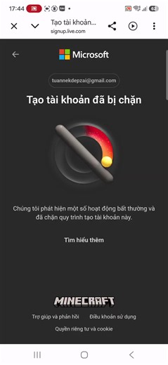 cách tạo tài khoản minecraft mà ko bị chặn 🤓👆 #xh #fyp#minecraft#tạotaikhoanminecraft#xhtiktok