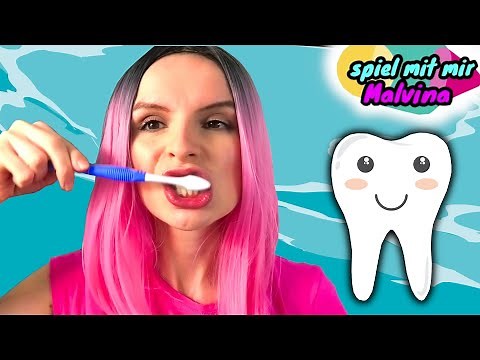 ♪ ♪ Zahnputzlied mit Hacki Backi auf deutsch. Zähneputzen Kinderlieder zum Mitsingen & Malvina