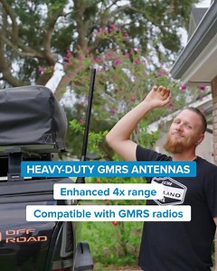 𝐌𝐞𝐞𝐭 𝐭𝐡𝐞 𝐚𝐥𝐥-𝐧𝐞𝐰 𝐑𝐢𝐝𝐞 𝐭𝐡𝐞 𝐑𝐚𝐧𝐠𝐞 𝐥𝐢𝐧𝐞 𝐨𝐟 𝐆𝐌𝐑𝐒 𝐀𝐧𝐭𝐞𝐧𝐧𝐚𝐬. Now more durable than ever, these antennas are fit for any adventure. ⚡ Enhanced 4x range 🔌 Compatible with GMRS radios 🔊 Multiple DB options for every environment 💪 Heavy duty Shop now and bring your adventure to the next level. | MidlandUSA