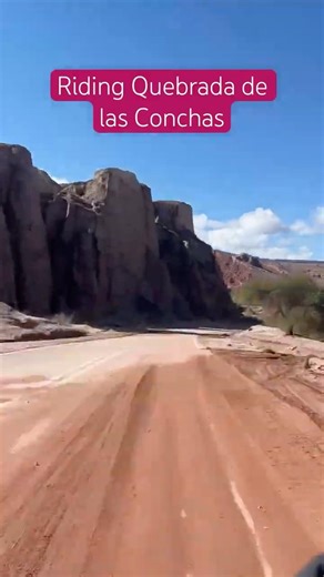 Cycle touring Argentina - Riding Quebrada de las Conchas