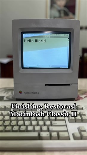 Restorasi Macintosh Classic II: Proses Retrobrighting
