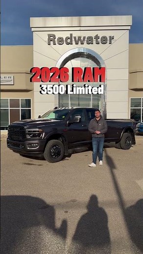 New 2026 Ram 3500 Limited Night Edition Dually Crew Cab 4x4 | Stock # TR36455 - Redwater Dodge