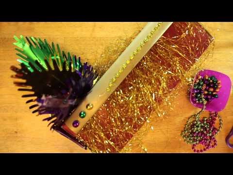 How to Build a Mardi Gras Shoebox Float
