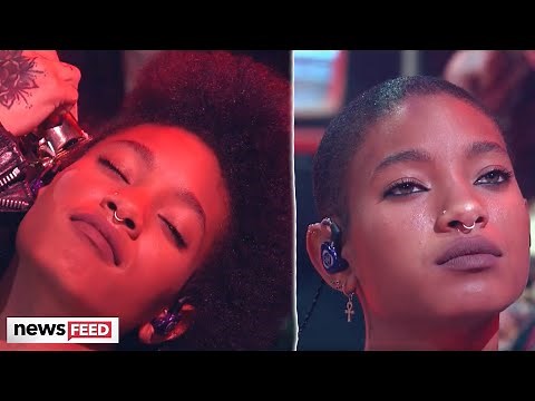 Willow Smith SHAVES Head During LIVE 'Whip My Hair' Performance!