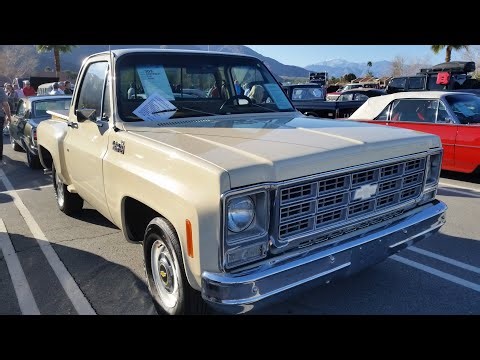 1979 Chevrolet C10 Custom Deluxe Pickup 77,500 Miles SOLD $12,700 Auction 79 Chevy Square Body C 10