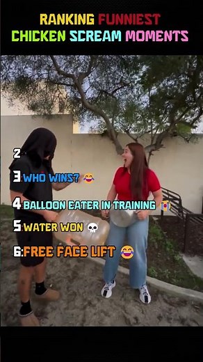 Ranking Funniest Chicken Scream Moments | Chicken Screams Getting Progressively Funnier 😂 #funny