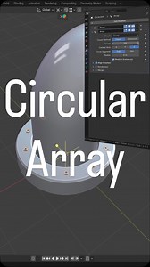 Circular array in Blender, anyone? What's the easiest method? #blendertips #blendertutorial #blender3d | Rolando Otano