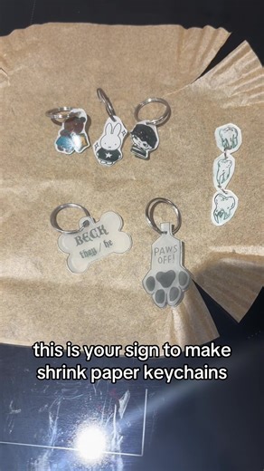 i used to use shrink paper all the time as a kid (or crisp packets) #kemonomimi #dogboy #puppyboy