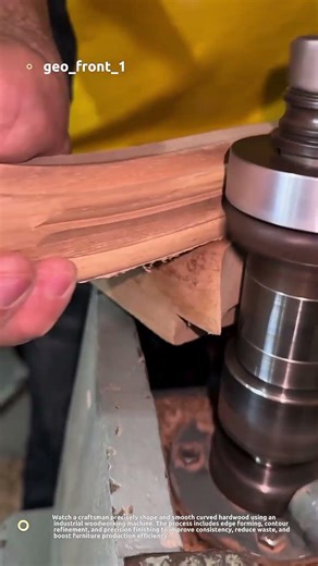 Incredible Wood Shaping Machine Skills | Precision Curved Furniture Craftsmanship