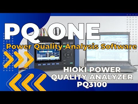 HIOKI PQ ONE Software - For Analysing Measurement Data from HIOKI Power Quality Analyzers